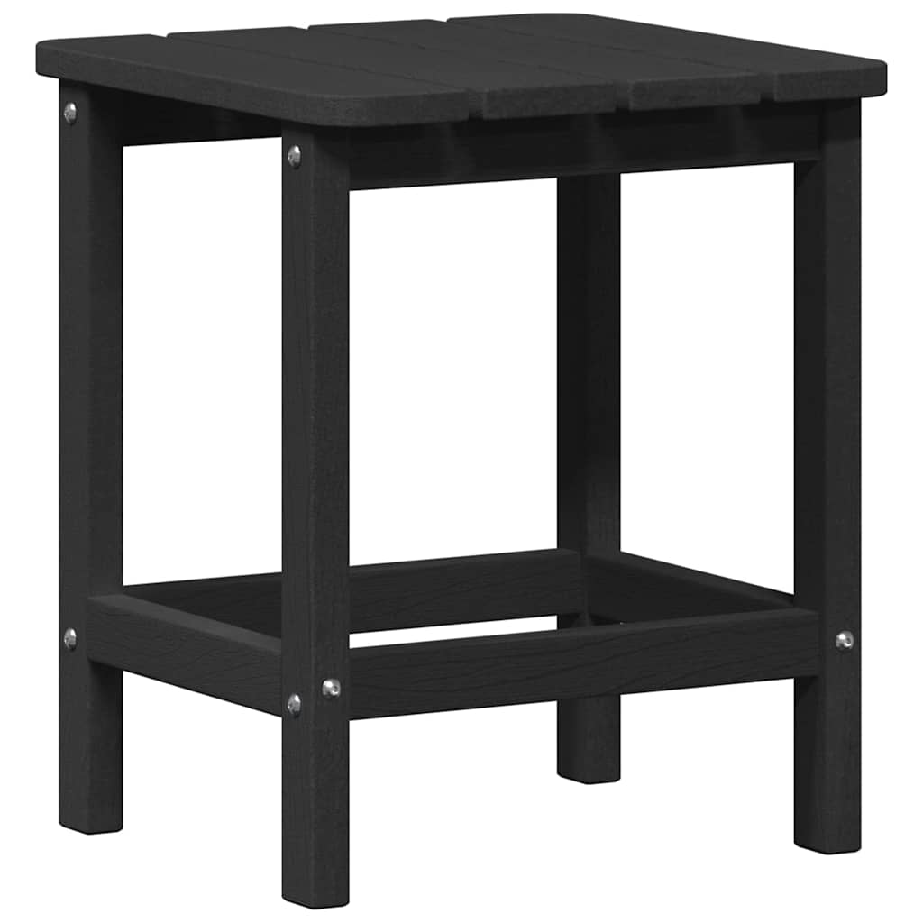 vidaXL Fauteuil à bascule 3 pcs Noir Polyéthylène