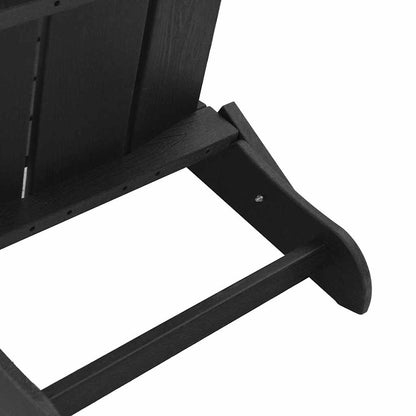 Gartenstuhl 2 pcs Schwarz 80,5 x 74,5 x 92 cm Polyethylen