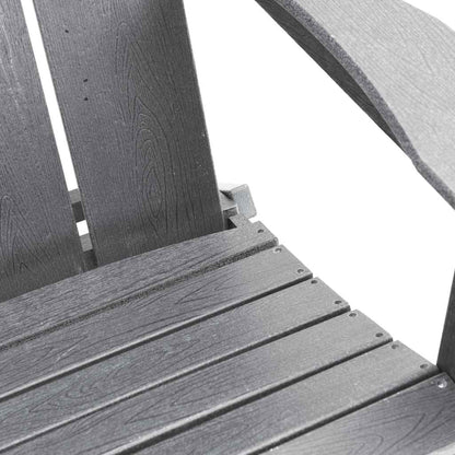 Gartenstuhl 2 pcs Hellgrau 80,5 x 74,5 x 92 cm Polyethylen