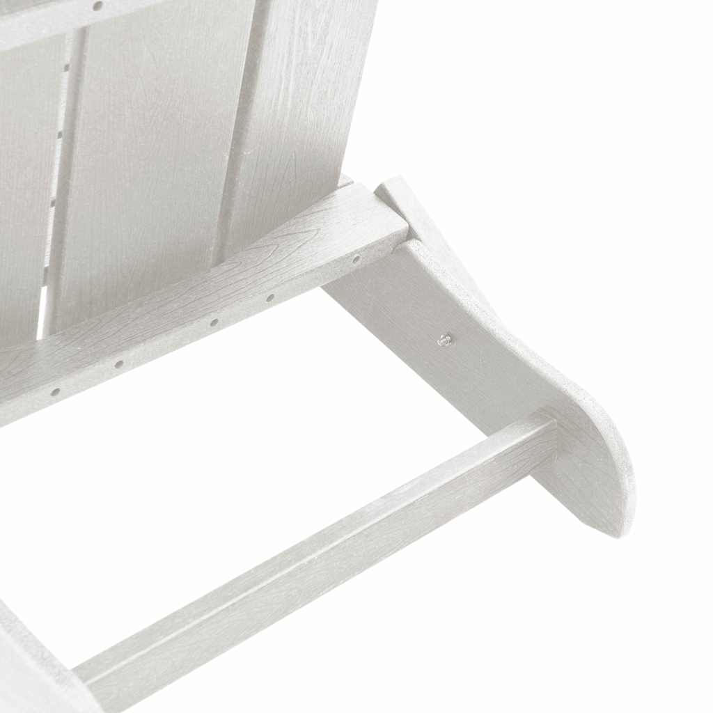 vidaXL Gartenstuhl 3 pcs Weiß 80,5 x 74,5 x 92 cm Polyethylen