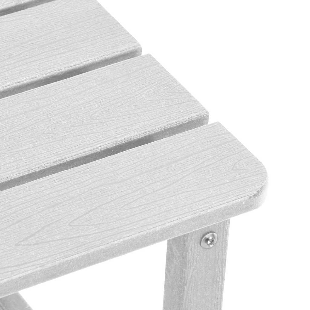 vidaXL Gartenstuhl 3 pcs Weiß 80,5 x 74,5 x 92 cm Polyethylen