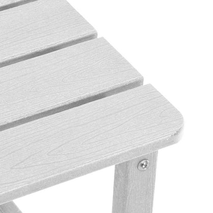 vidaXL Gartenstuhl 3 pcs Weiß 80,5 x 74,5 x 92 cm Polyethylen