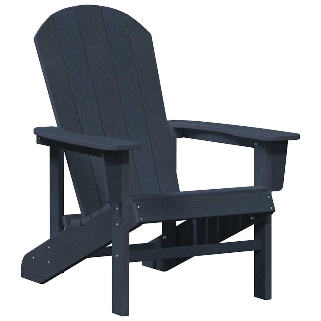 vidaXL Gartenstuhl 3 pcs Marineblau Polyethylen