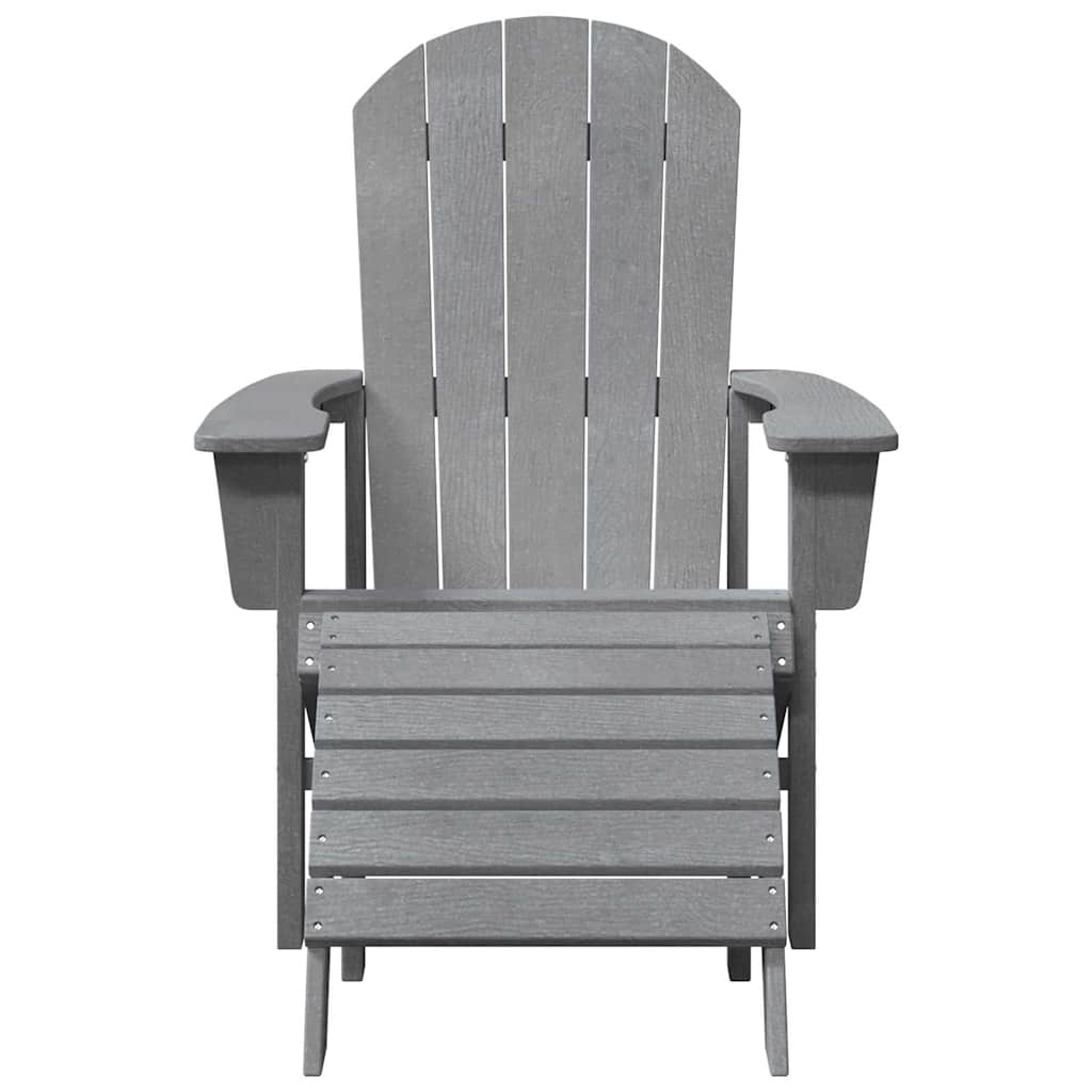 vidaXL Garten Lounge Möbel 2 pcs Hellgrau 74 x 82 x 90cm Plastik