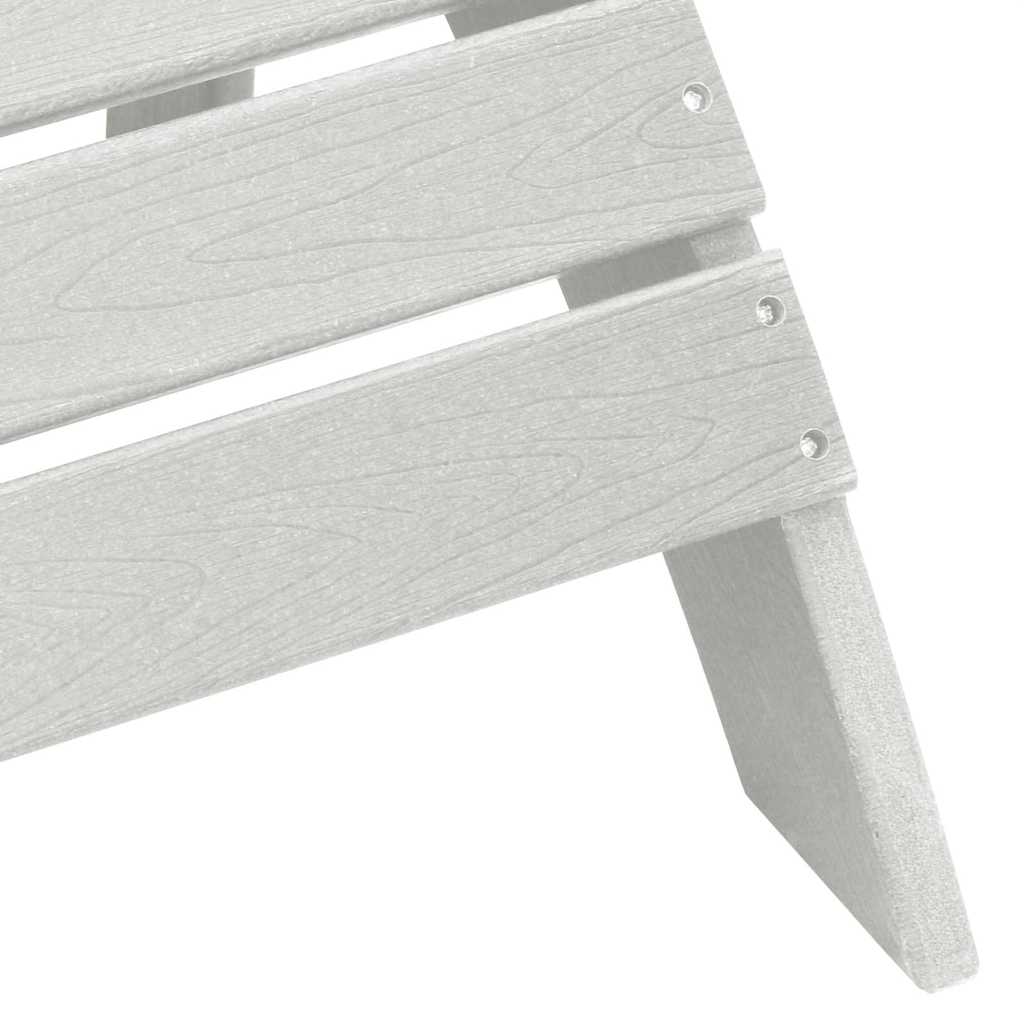 vidaXL Gartenstuhl 3 pcs Weiß Polyethylen