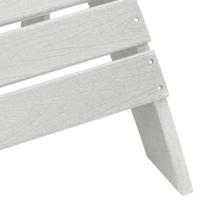 vidaXL Gartenstuhl 3 pcs Weiß Polyethylen