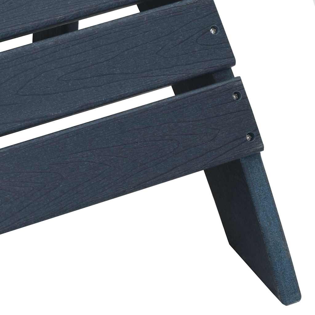 vidaXL Gartenstuhl 3 pcs Marineblau Polyethylen