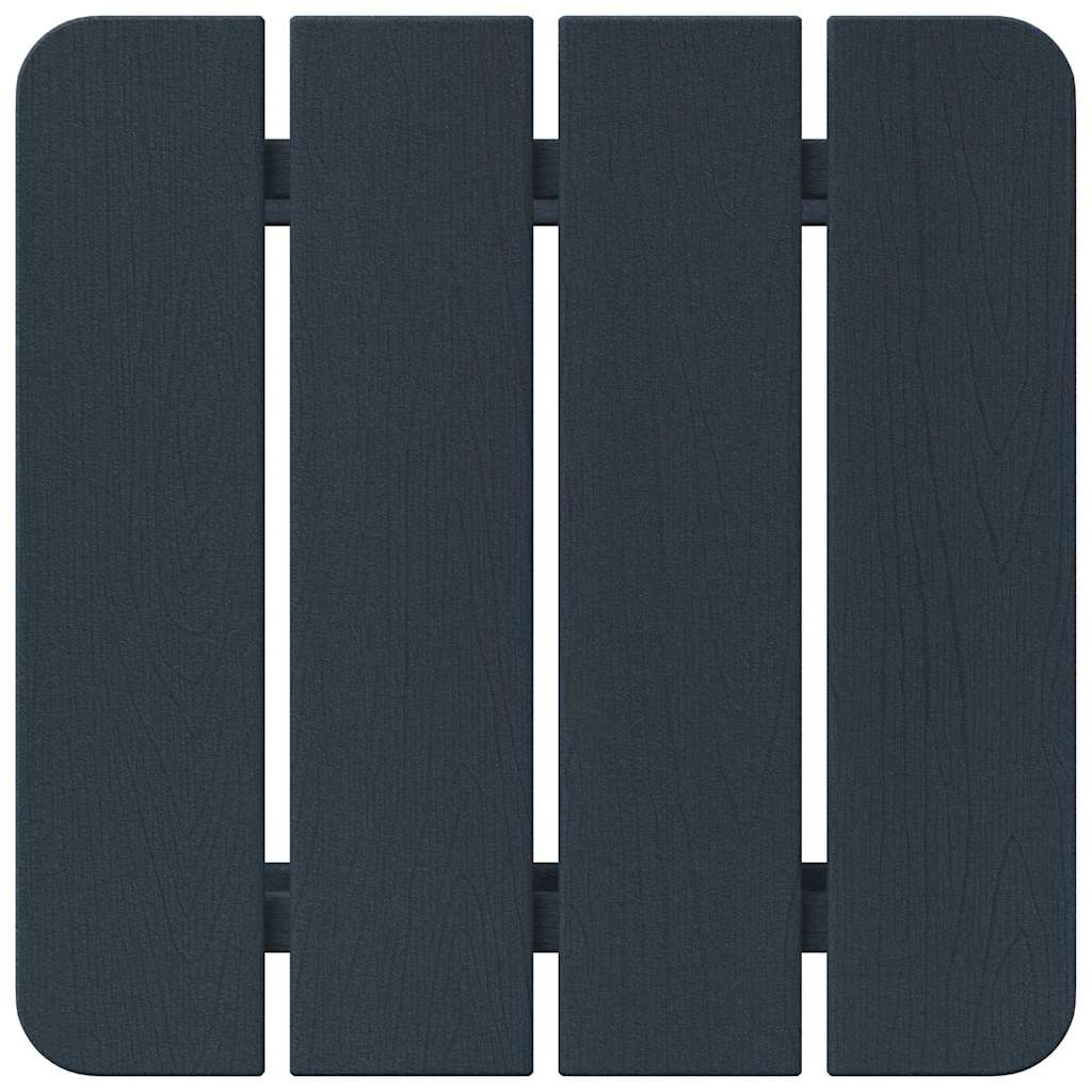 vidaXL Gartenstuhl 3 pcs Marineblau Polyethylen