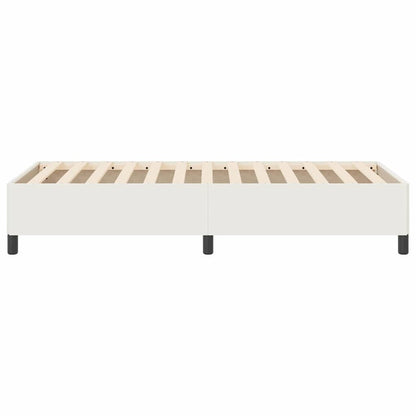 Boxspringbett Creme 90 x 190 cm Cordstoff