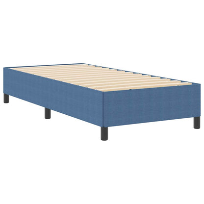 Boxspringbett Blau 100 x 200 cm Cordstoff