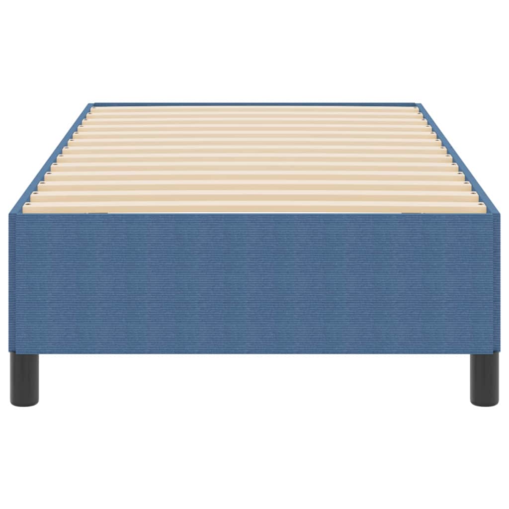 Boxspringbett Blau 100 x 200 cm Cordstoff