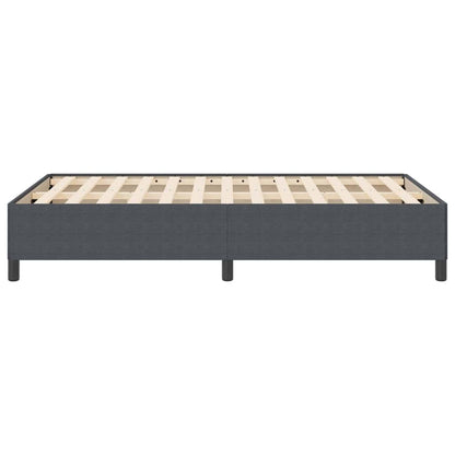 Boxspringbett Dunkelgrau 120 x 190 cm Cordstoff