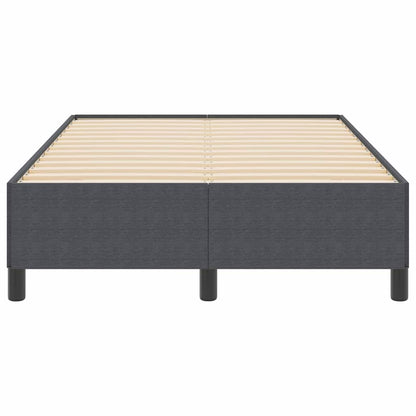 Boxspringbett Dunkelgrau 120 x 200 cm Cordstoff