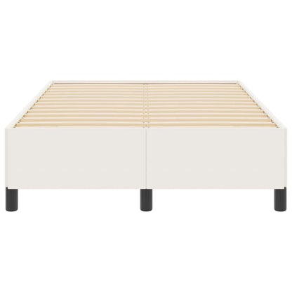 Boxspringbett Creme 120 x 200 cm Cordstoff