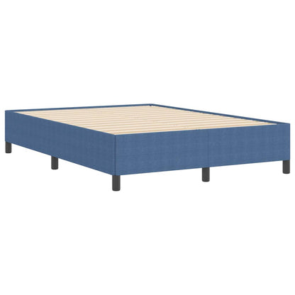 Boxspringbett Blau 140 x 190 cm Cordstoff