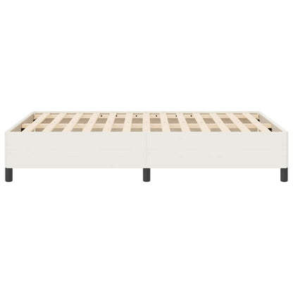 Boxspringbett Creme 140 x 200 cm Cordstoff