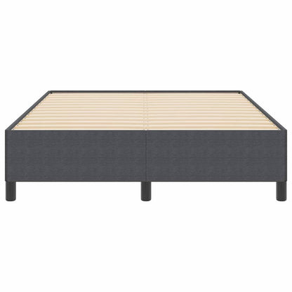 Boxspringbett Dunkelgrau 160 x 200 cm Cordstoff