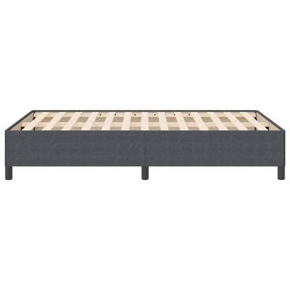 Boxspringbett Dunkelgrau 160 x 200 cm Cordstoff
