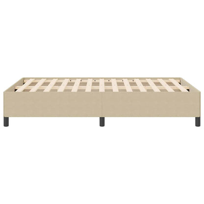 Boxspringbett Grau-Grün 160 x 200 cm Cordstoff