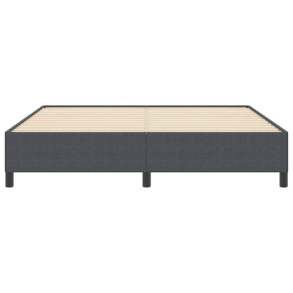 Boxspringbett Dunkelgrau 180 x 200 cm Cordstoff