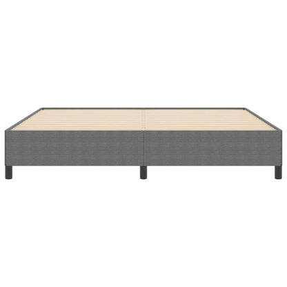 Boxspringbett Hellgrau 200 x 200 cm Cordstoff