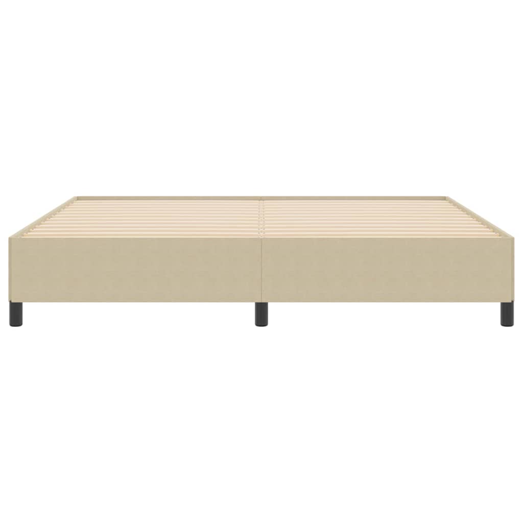 Boxspringbett Grau-Grün 200 x 200 cm Cordstoff