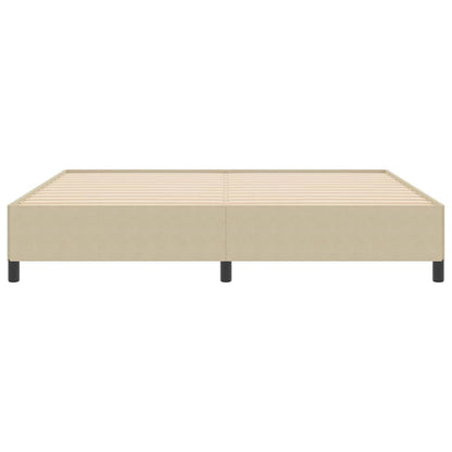 Boxspringbett Grau-Grün 200 x 200 cm Cordstoff