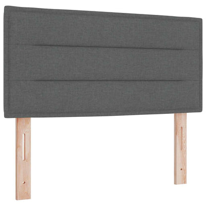 vidaXL Kopfteil mit Kopfteil Dunkelgrau 80 cm Kunstleder