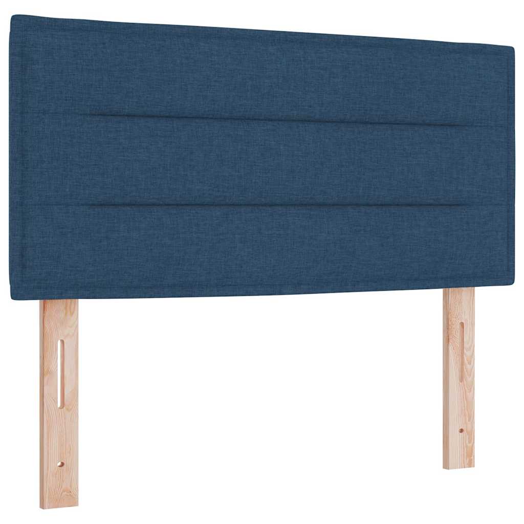 Kopfteil Blau 100 cm Stoff