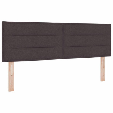vidaXL Kopfteil Sonstiges mit Kopfteil Dunkelbraun 140 cm Stoff
