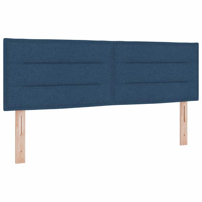 vidaXL Kopfteil mit Kopfteil Blau 144 cm Kunstleder
