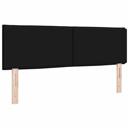 vidaXL Kopfteil mit Kopfteil Schwarz 160 cm Kunstleder