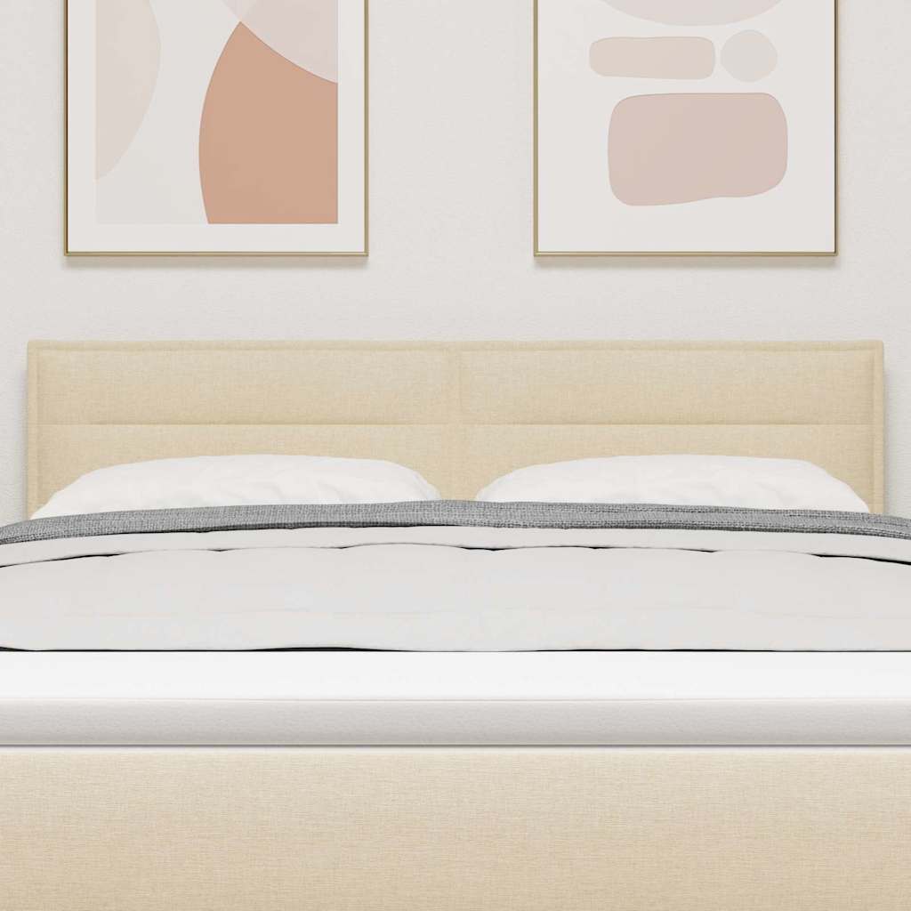 Kopfteil Creme 160 cm Stoff