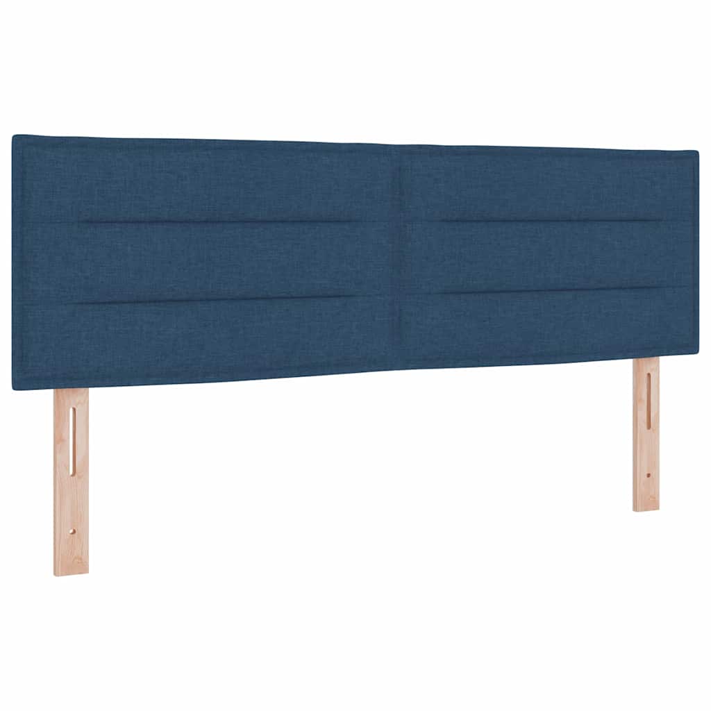 vidaXL Kopfteil mit Kopfteil Blau 160 cm Kunstleder