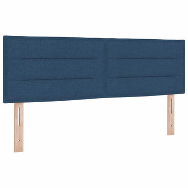 vidaXL Kopfteil mit Kopfteil Blau 160 cm Kunstleder