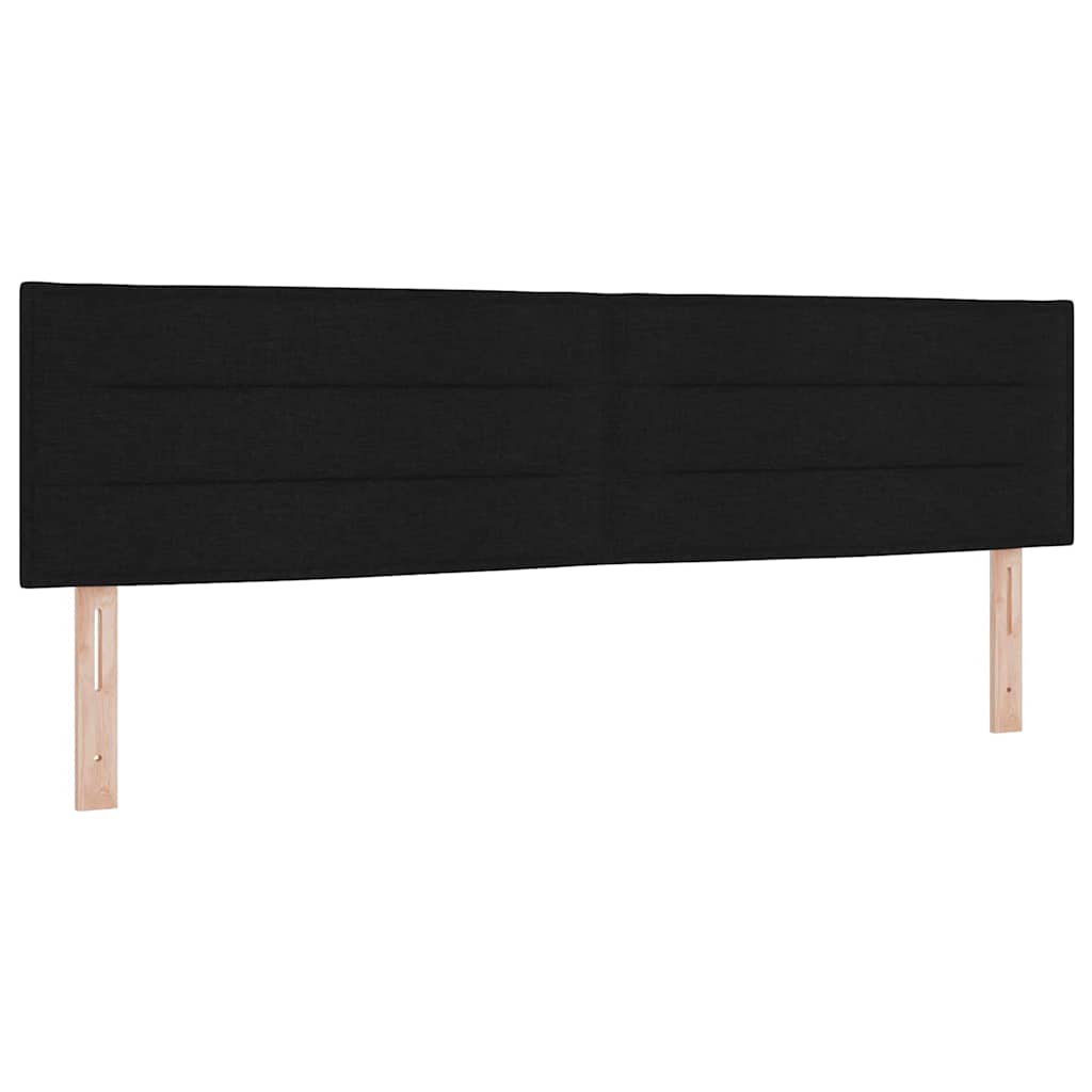 vidaXL Kopfteil mit Kopfteil Schwarz 180 cm Kunstleder