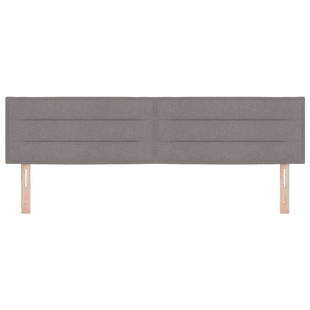 vidaXL Kopfteil mit Kopfteil Taupe 180 cm Kunstleder