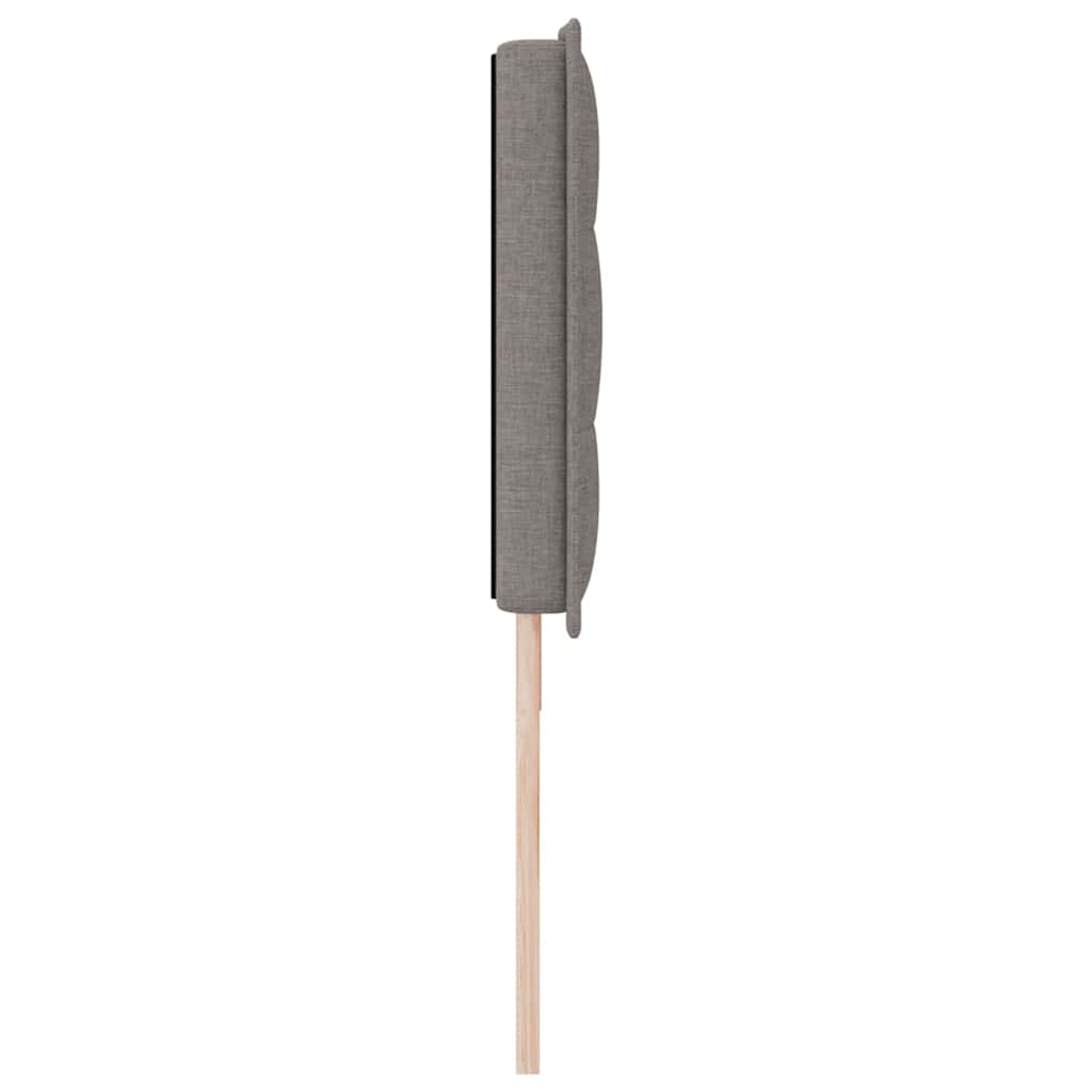 vidaXL Kopfteil mit Kopfteil Taupe 180 cm Kunstleder