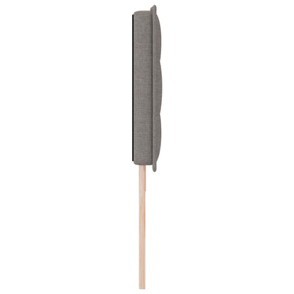 vidaXL Kopfteil mit Kopfteil Taupe 180 cm Kunstleder