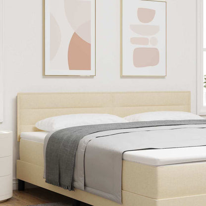 Kopfteil Creme 180 cm Stoff