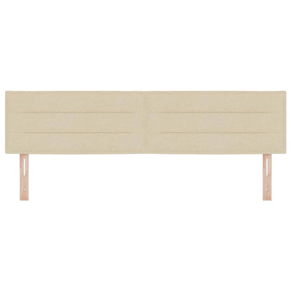 Kopfteil Creme 180 cm Stoff