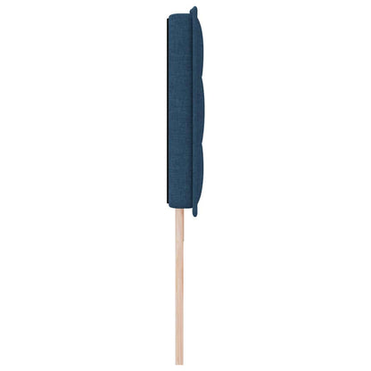 vidaXL Kopfteil mit Kopfteil Blau 180 cm Kunstleder