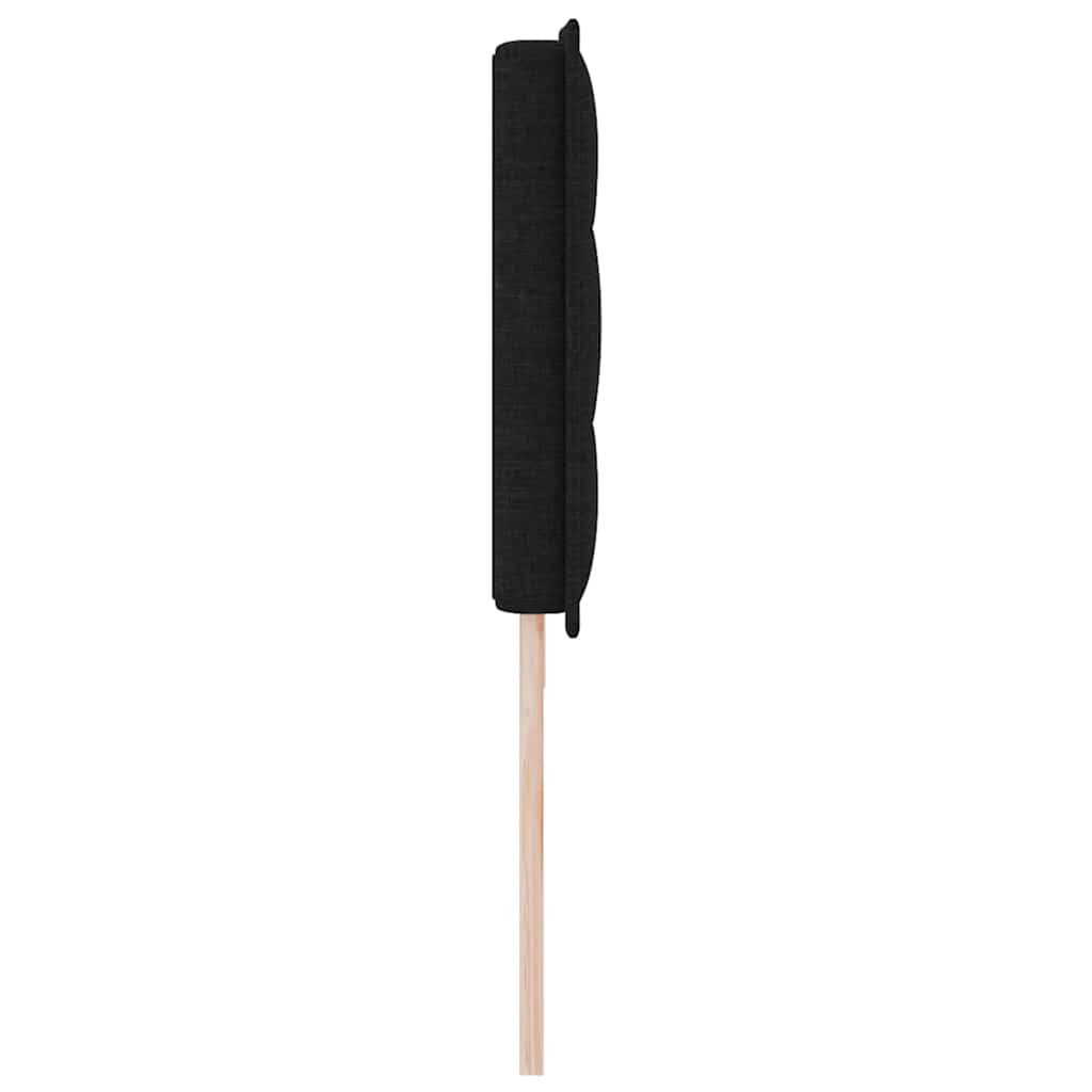 vidaXL Kopfteil mit Kopfteil Schwarz 200 cm Kunstleder