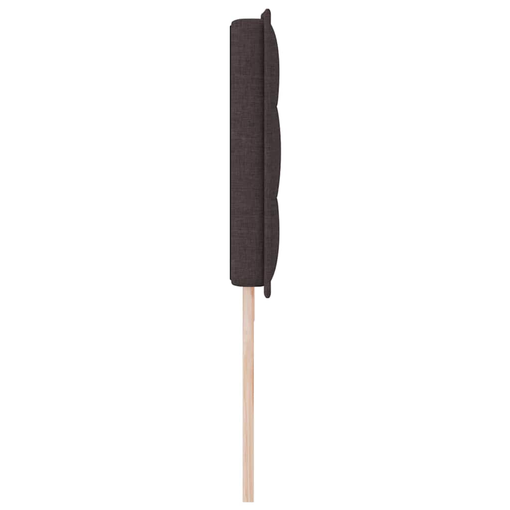 vidaXL Kopfteil mit Kopfteil Dunkelbraun 200 cm Kunstleder