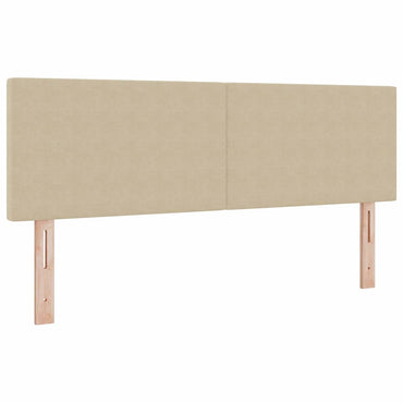 vidaXL Kopfteil mit Kopfteil Hellgrün-Grau 144 cm Kunstleder