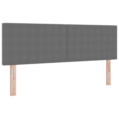 vidaXL Kopfteil mit Kopfteil Hellgrau 160 cm Kunstleder