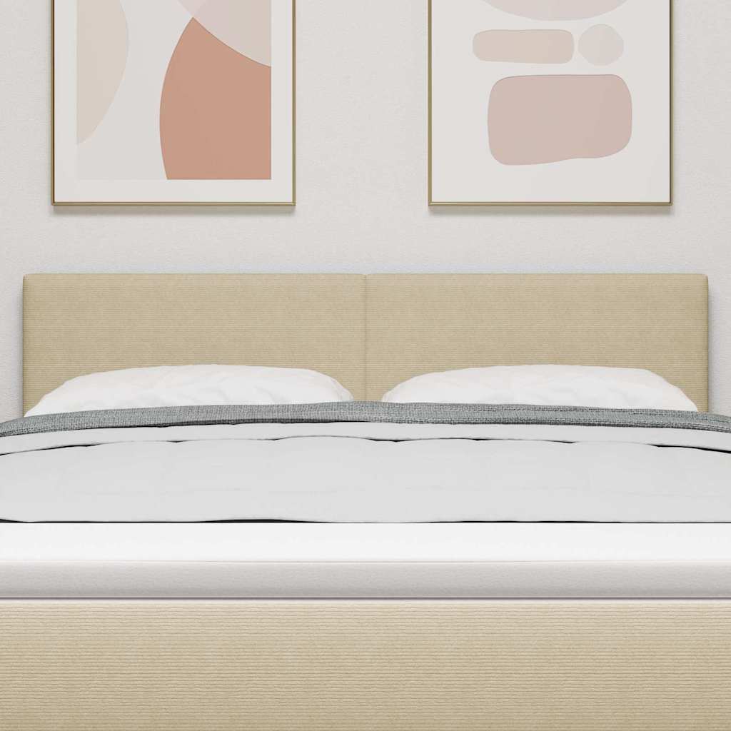 vidaXL Kopfteil mit Kopfteil Hellgrün-Grau 160 cm Kunstleder