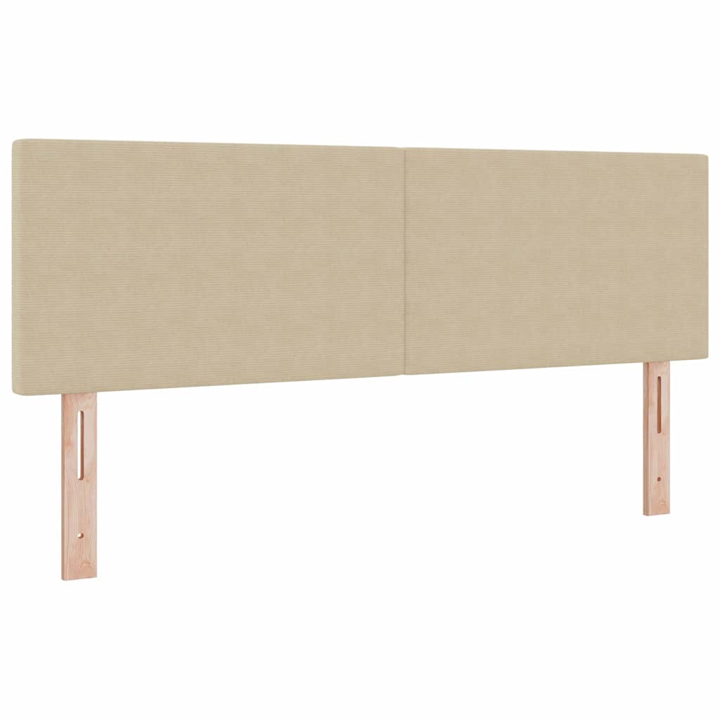 vidaXL Kopfteil mit Kopfteil Hellgrün-Grau 160 cm Kunstleder