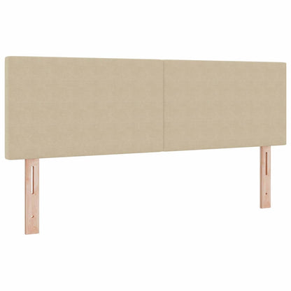 vidaXL Kopfteil mit Kopfteil Hellgrün-Grau 160 cm Kunstleder