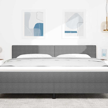 vidaXL Tête de lit avec chevet Gris clair 180 cm Similicuir